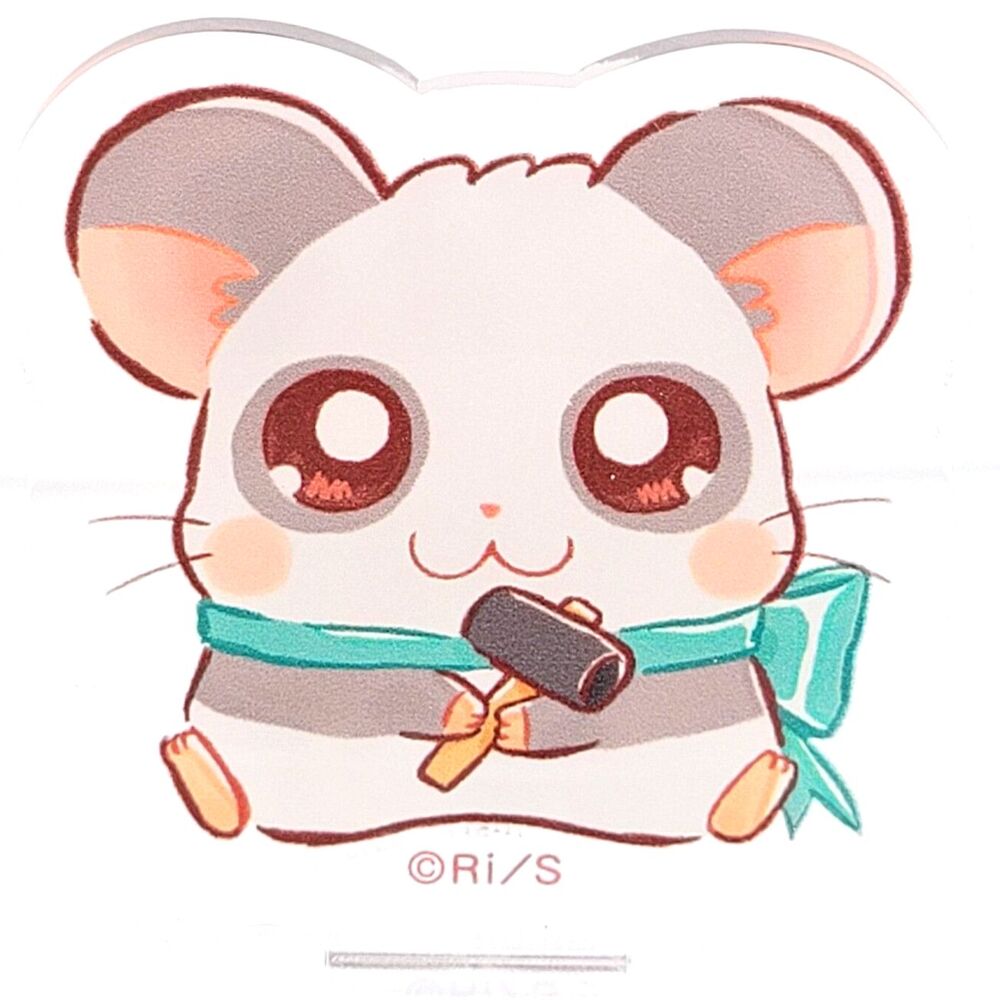 Panda - Hamtaro Green Scarf Acrylic Stand
